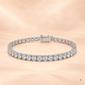 MONACO GRAND TENNIS BRACELET (SILVER)