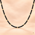 PARIS NOIR DORÉ BEADED NECKLACE