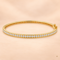 THE HAMPTON PAVE BANGLE ( GOLD)