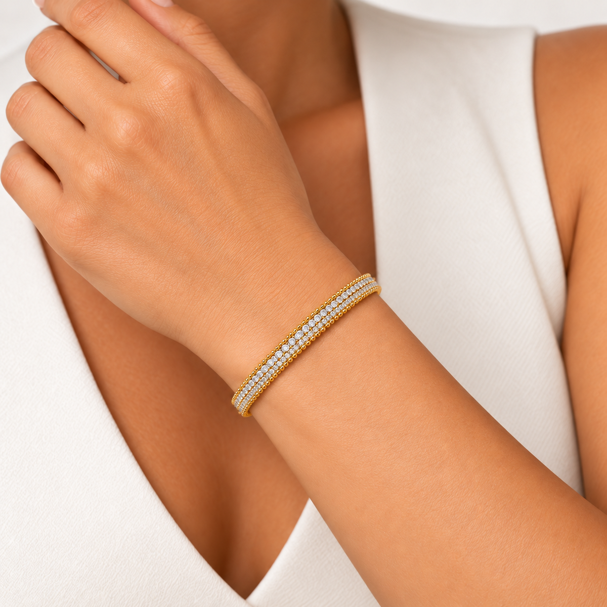 THE MONTE CARLO BANGLE (GOLD)
