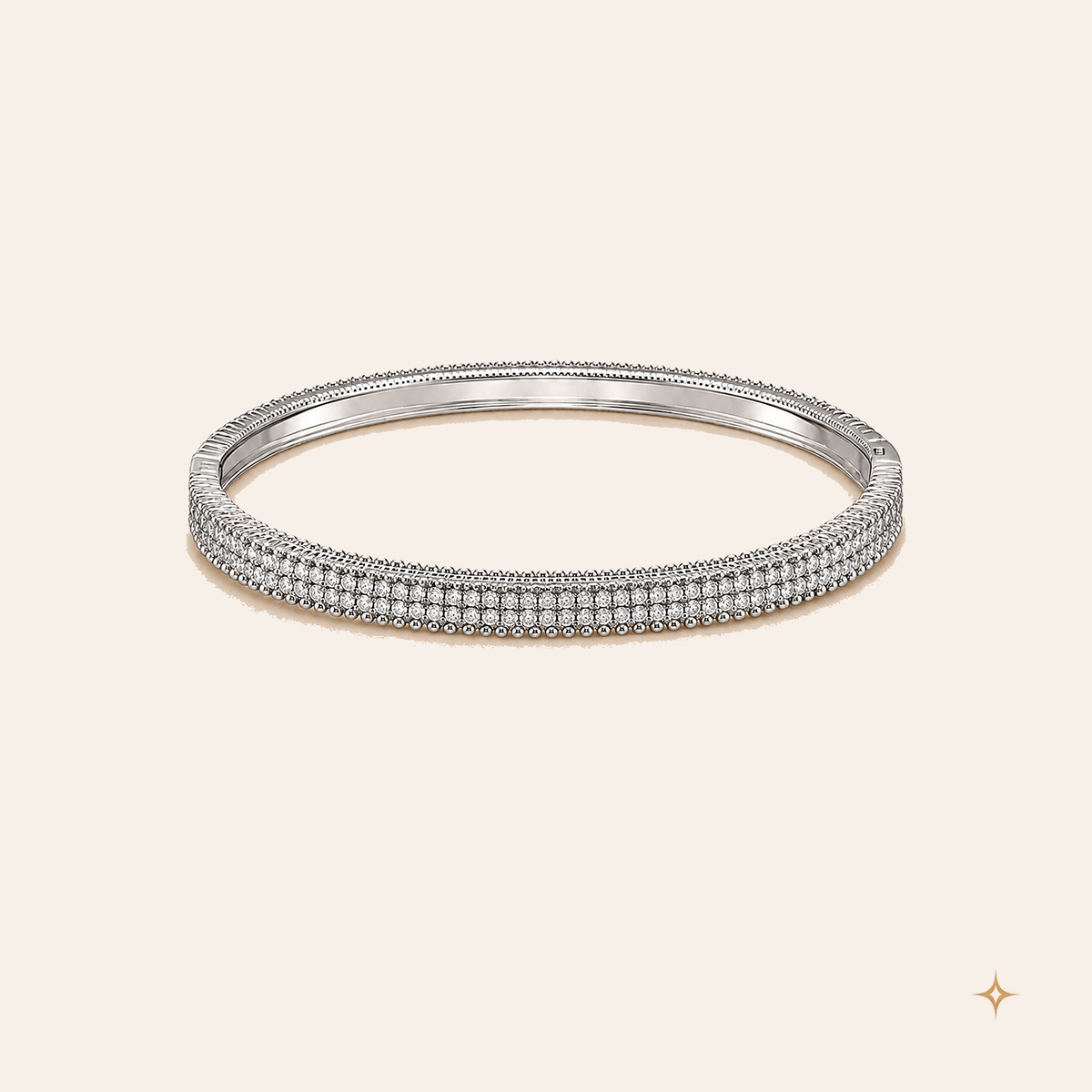 THE MONTE CARLO BANGLE (SILVER)