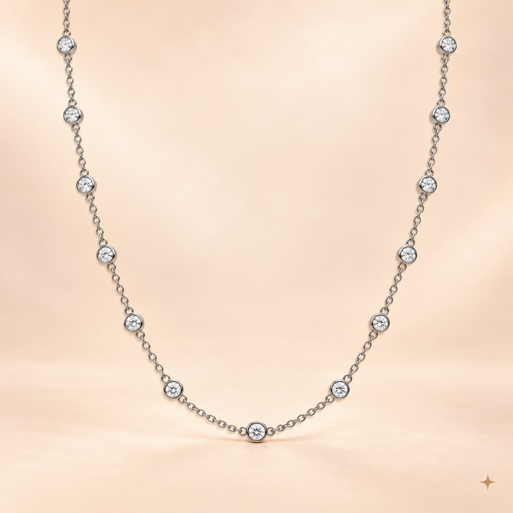 LONDON NECKLACE 16" (SILVER)