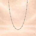 LONDON NECKLACE - 20" (SILVER)