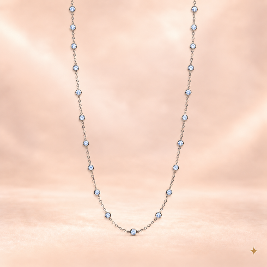 LONDON NECKLACE - 30" (SILVER)