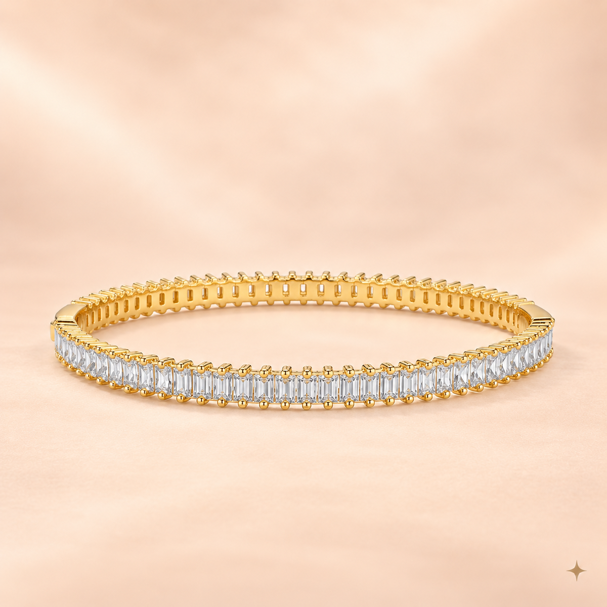 THE MANHATTAN TENNIS BRACELET (GOLD)