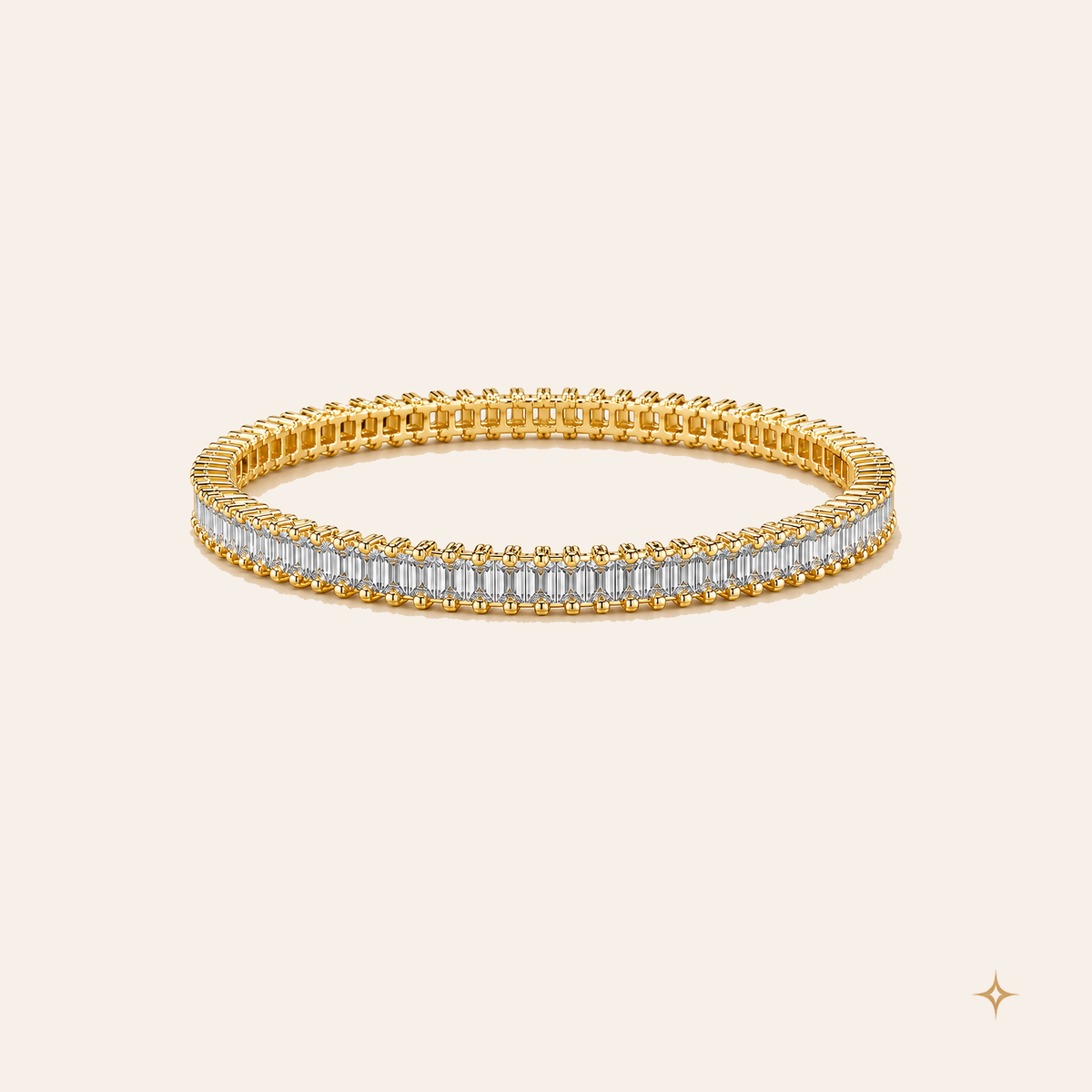 THE MANHATTAN TENNIS BRACELET (GOLD)