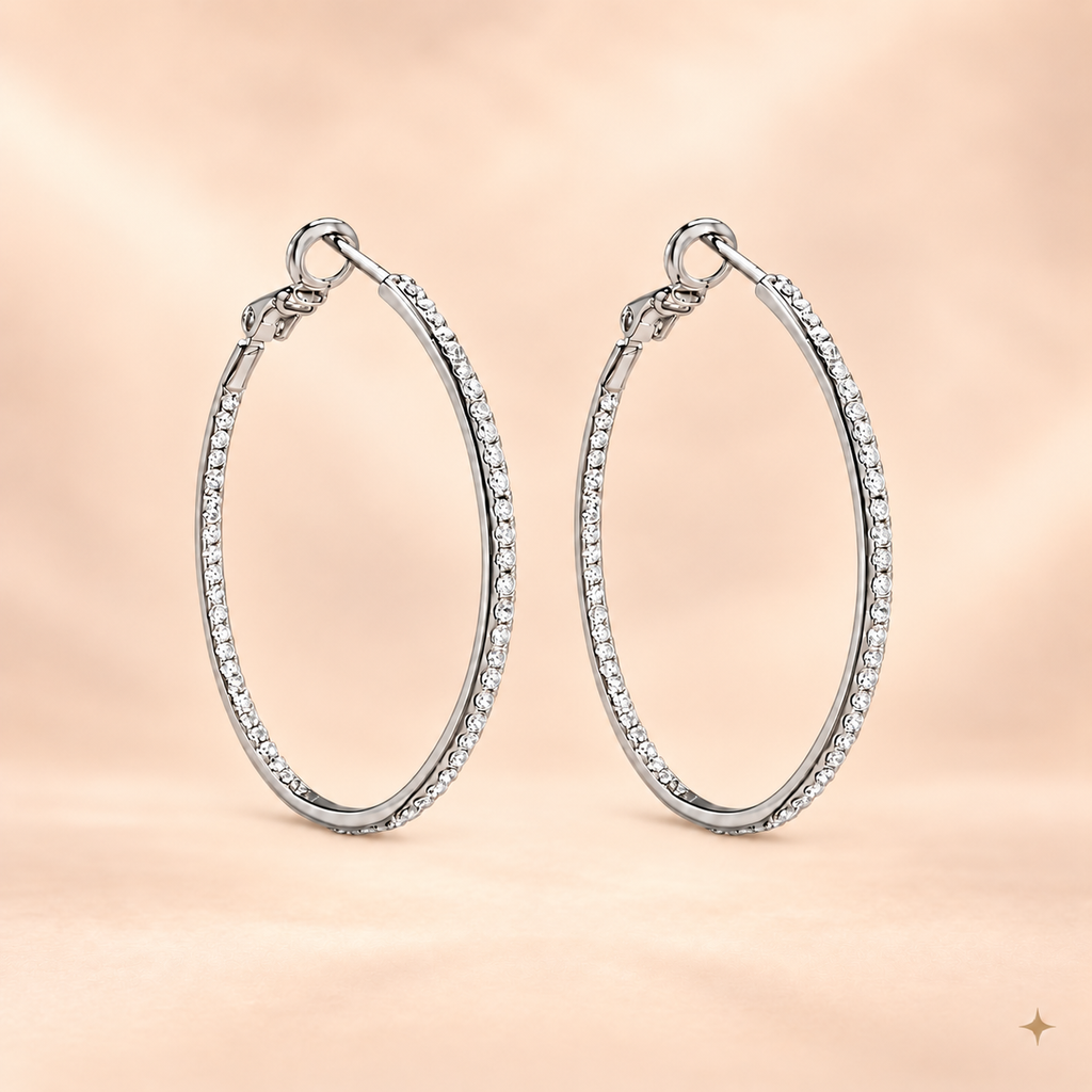 THE MIAMI HOOPS - CLASSIC (SILVER)