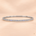 THE HAMPTON PAVE BANGLE ( SILVER)